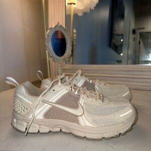 Boys Beige and White Sneakers